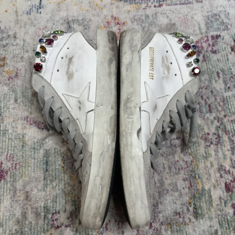 Golden Goose Midstar Crystal High Top Sneakers - Picture 5 of 7